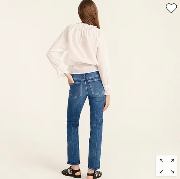 NWT J. Crew 9" Vintage Slim Straight jeans size 23 petite - Picture 1 of 6